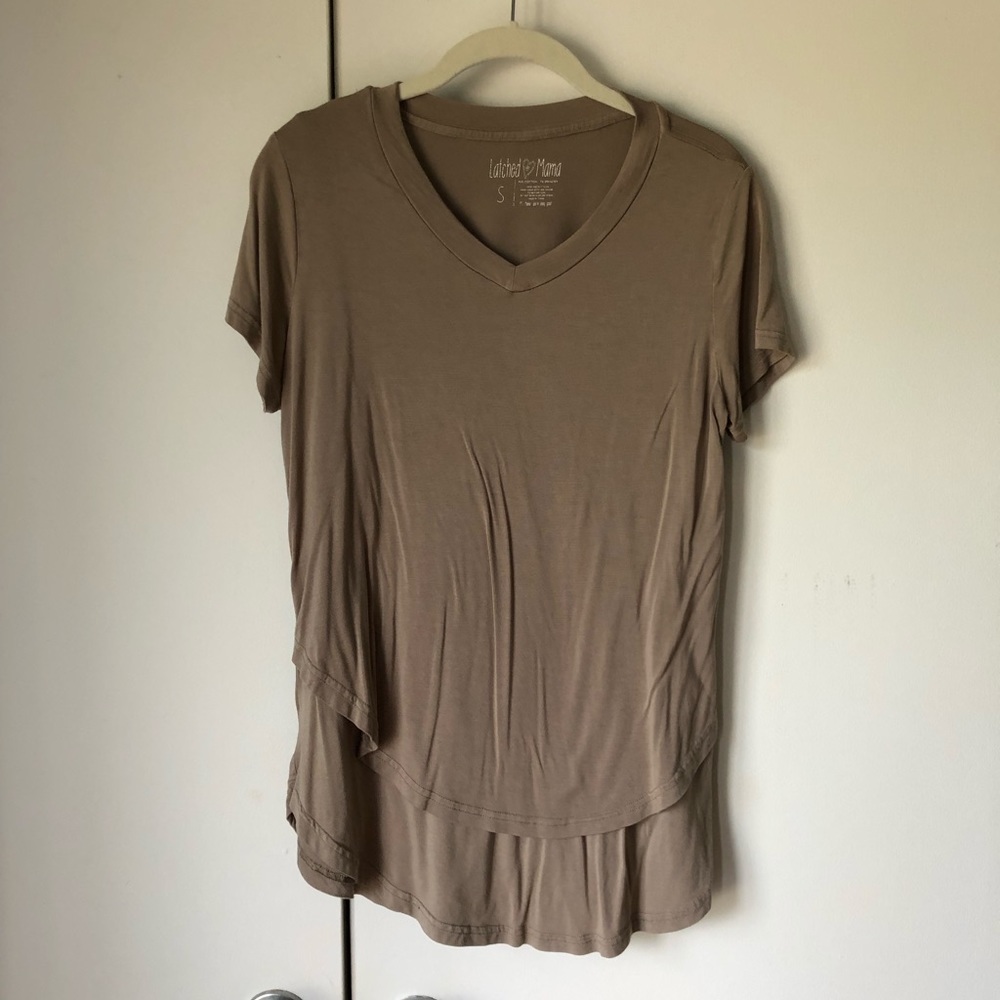 Latched Mama Short Sleeve Nursing Tee